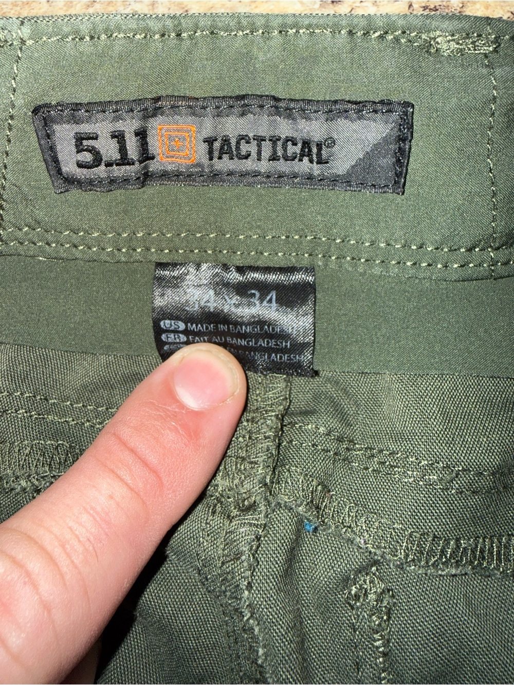 5.11® Men’s Regular Fit Stretch APEX® Cargo Pant size 34x34 - Picture 3 of 4